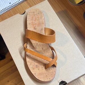 Kork-Ease Belinda Women's Leather Cork Slide Sandal